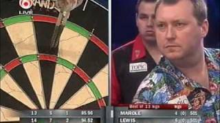 Adrian Lewis vs Wayne Mardle Part 2  2007 International Dart League  2nd Round [upl. by Demeyer]