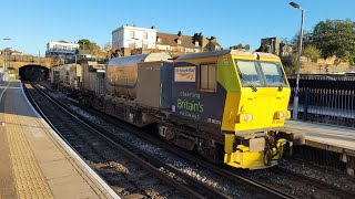 Network Rail MPV Units DR98931  DR98981 Passing Through Gravesend Station On RHTT Duties 5102024 [upl. by Edak935]