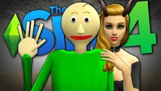 3D BALDI IS A MONSTER  The Sims 4 Funny Story 8 [upl. by Nisen]