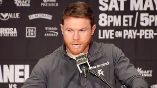 Canelo Alvarez EXPLODES on Oscar De La Hoya after NEAR BRAWL AT PRESS CONFERENCE [upl. by Manning]