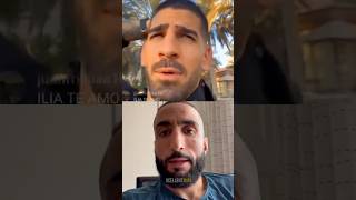 Ilia Topuria responds to Belal Muhammad threatening to slap him [upl. by Landel]