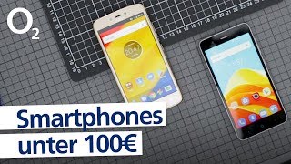 Die besten Smartphones unter 100€  Top EinsteigerHandys im Test [upl. by Khosrow]