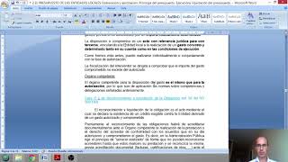 El Presupuesto de las Entidades Locales Ejecución y Liquidación [upl. by Sollows]