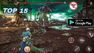 TOP 15 OFFLINE Action RPG GAMES FOR Mobile  Available in the Play Store [upl. by Amadus]