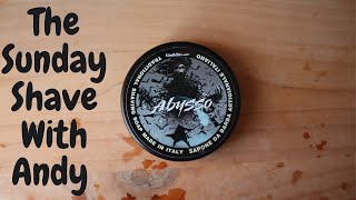 Andys Sunday Shave with Abysso Soap [upl. by Madalyn193]