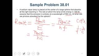 Physics II  Chap 38 Photons and Matter Waves  Part I [upl. by Semmes618]