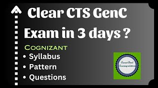 Cognizant GenC Recruitment Process Get ready in Just 3 days [upl. by Hardej262]