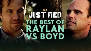 The Best of Raylan vs Boyd  Justified  FX [upl. by Season]