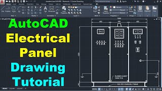 AutoCAD Electrical Control Panel Board Drawing Tutorial for Electrical Engineers [upl. by Radie]