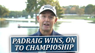 Padraig Harrington Wins amp Advances To Champs Tour Championship [upl. by Garrison837]