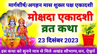 Ekadashi Vrat Katha एकादशी व्रत कथा  Mokshda Ekadashi Vrat Ki Katha Ekadashi Ki Katha ekadashi [upl. by Donny]