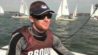 Laser Sailing  Fred Strammer Roll Tack  from Sailgrooveorg [upl. by Atsirhc859]