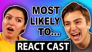 DIRTY MOST LIKELY TO FT REACT CAST [upl. by Iddet]