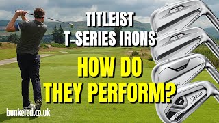 HOW DO THE NEW TITLEIST TSERIES IRONS PERFORM  On course testing [upl. by Garin881]