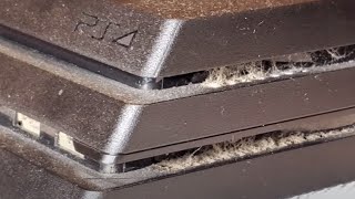 Safely cleaning my PS4 pro [upl. by Cristi]