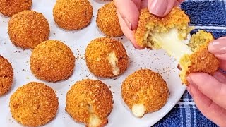 SÓ 3 INGREDIENTES Delícia SEM FRITURA SEM FARINHA Fácil Rápida e Saudável  Todos Amam [upl. by Inaluiak]