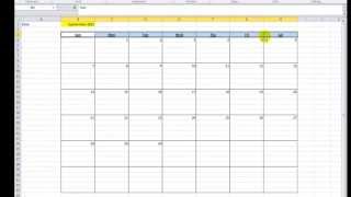 Excel VBA Tips n Tricks 16 Make a Calendar in Excel VBA [upl. by Mera520]