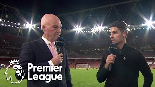 Mikel Arteta Arsenal shouldve won the game against Liverpool  Premier League  NBC Sports [upl. by Sonnnie]