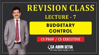 BUDGETARY CONTROL REVISION SERIES FOR CMA AND FSM [upl. by Airb]