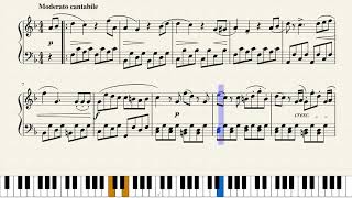 Diabelli Sonatina No1 in F major I Moderato cantabile Piano Tutorial  Sheets [upl. by Annodal]