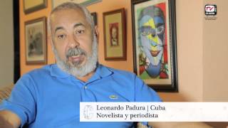 C  Entrevistas  Leonardo Padura quotLos herejes poseen toda mi simpatíaquot [upl. by Aihtnys]