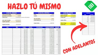 Calcula tu HIPOTECA a PLAZO FIJO con este EXCEL [upl. by Redd]