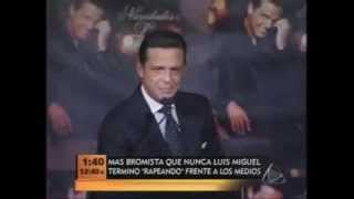 Luis Miguel  Bromista con su micrófono jajaja [upl. by Noreh646]