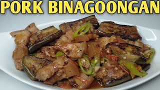 Pork binagoongan  Pagkaing pinoy [upl. by Kiehl]