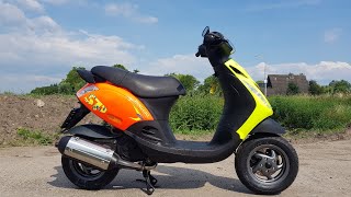 Piaggio zip SP 2001 180cc Gilardoni build story [upl. by Niad]