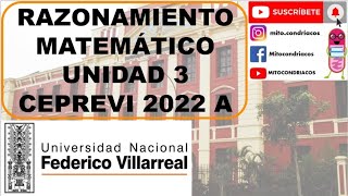 RAZONAMIENTO MATEMÁTICO  Unidad 3  Método Inductivo y Deductivo  CEPREVI 2022 A  Admisión UNFV [upl. by Squire]