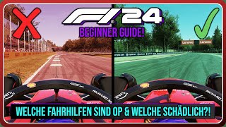 F1 24  Beginner Guide  Welche Fahrhilfen sind OP welche schaden dir [upl. by Aramac764]