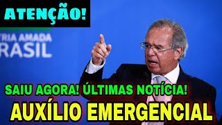 ATENÇÃO SAIU NOTÍCIAS EXCLUSIVAS DO AUXÍLIO EMERGENCIAL EXTENSÃO MINISTRO DA ECONOMIA PAULO GUEDES [upl. by Bond856]