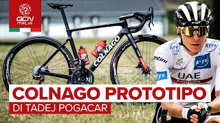 La Colnago Prototipo di Tadej Pogačar  Biciclette dei professionisti [upl. by Assenov755]