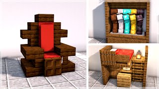 Minecraft 30 Medieval Interior Build Ideas and Hacks [upl. by Nysilla]