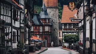 Stolberg GermanyDas schönste Dorf Deutschlands A beautiful German city germany city City Walk [upl. by Viehmann]