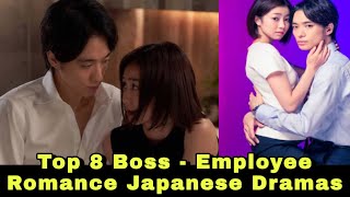 Top 7 Boss  Employee Romance Japanese dramas  office romance dramas  jdrama [upl. by Courtund]