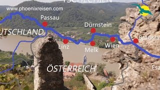 MS AMELIA unterwegs auf der DONAU Teil 1  Flusskreuzfahrt mit Phoenix I PHOENIX Reisen TV Folge 82 [upl. by Airtina]