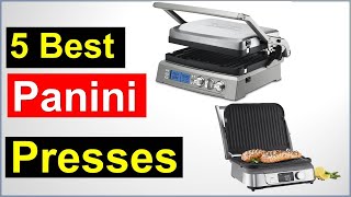 ✅✅The 5 Best Panini Presses of 2023 review [upl. by Lorou]