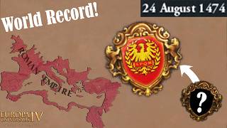 This is how I Restored the Roman Empire in just 29 Years WR  1374 ✦ SPQR eu4 [upl. by Enel]