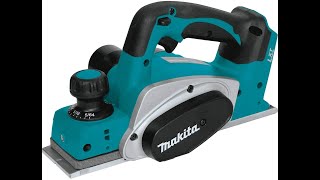 Makita XPK01Z 18V LXT LithiumIon Cordless 314 Planer [upl. by Yentroc]