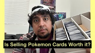 Real Talk… Is Selling Pokemon Card Worth it TCGplayer Re Seller [upl. by Nodroj]