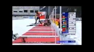 BiathlonWM Antholz 2007 StaffelGold für deutsche Frauen Teil 1 [upl. by Esorylime]