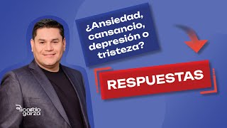 ¿Ansiedad cansancio depresión o tristeza Ricardo Garza Mx  Preguntas y Respuestas en Diplomados [upl. by Clarita883]