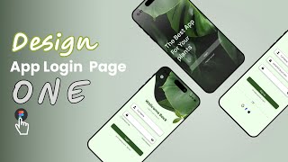 Design login page in one click in figma  Figma tutorial for beginner [upl. by Bathilda813]