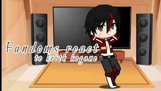 fandoms react to keith kogane part 2 [upl. by Chico186]