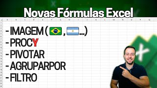 As Melhores Novas Formulas do Excel  Top 5  Impressione seu Chefe [upl. by Lorilyn971]