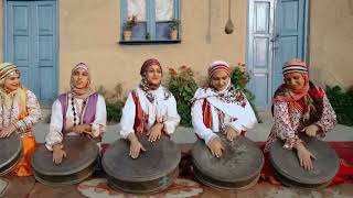 Persian Folk Music Mazandarani Tambourine Players [upl. by Dulcine484]