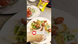 Caesar salad recipe quick and tasty 🥗 [upl. by Reteid]