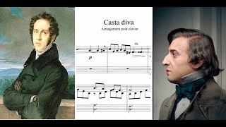 BelliniChopin  Casta Diva for Piano Solo [upl. by Niven]