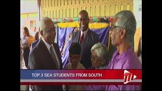 Top Three SEA Students From South Trinidad [upl. by Graff]